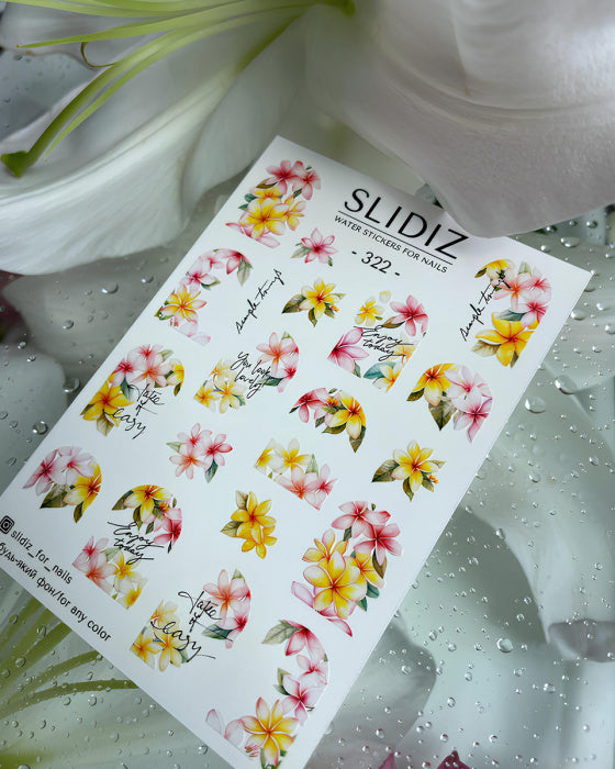 DARK SLIDIZ Water Stickers - 322