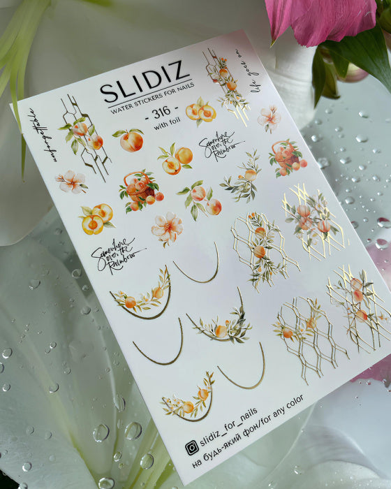 DARK SLIDIZ Water Stickers - 316