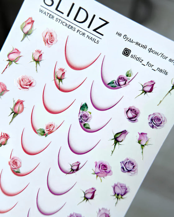 DARK SLIDIZ Water Stickers - NC008