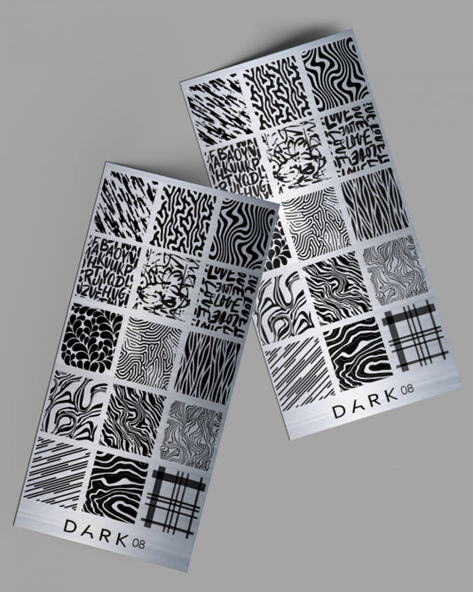 DARK Stamping Template 08