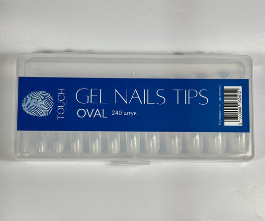 TOUCH Oval Gel & Polygel Nail Forms (120 pcs)