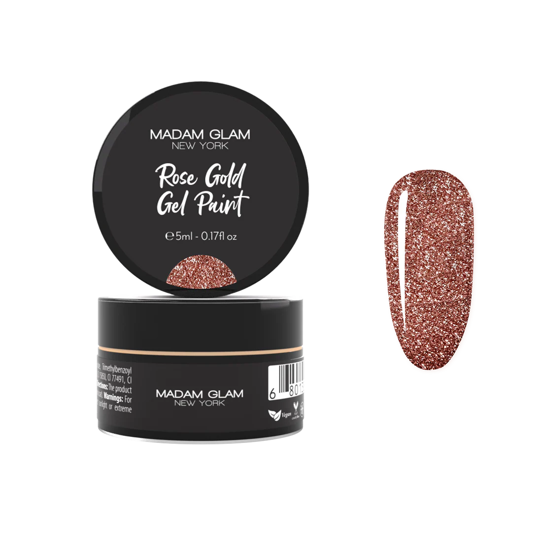 Madam Glam - Rose Gold Gel Paint