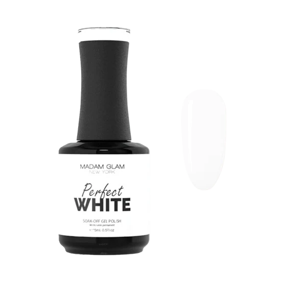 Madam Glam - Perfect White Gel Polish