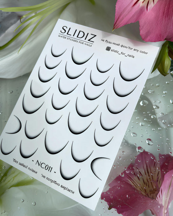 DARK SLIDIZ Water Stickers - NC011