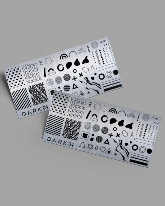DARK Stamping Template 04