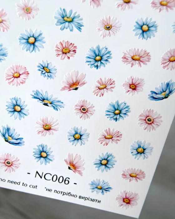 DARK SLIDIZ Water Stickers - NC006