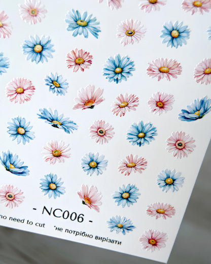 DARK SLIDIZ Water Stickers - NC006