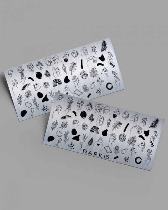 DARK Stamping Template 05