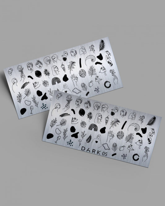 DARK Stamping Template 05