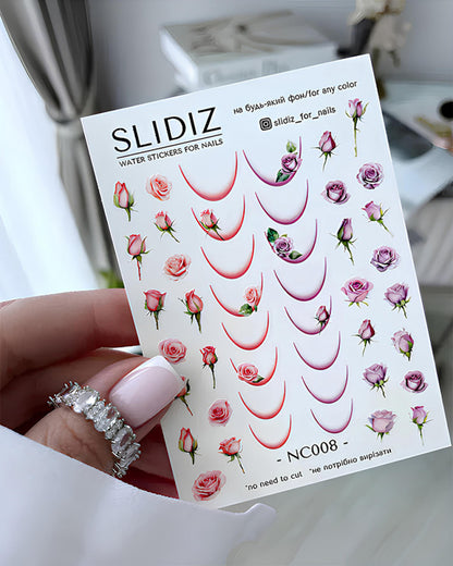 DARK SLIDIZ Water Stickers - NC008