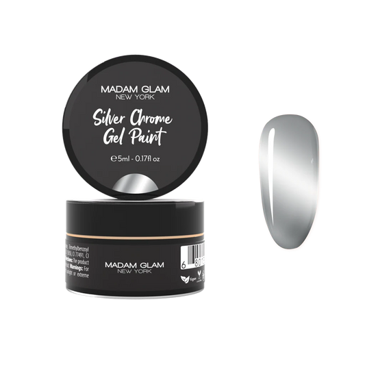 Madam Glam - Silver Chrome Gel Paint