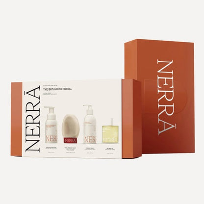 NERRĀ Bathhouse Ritual – 4-Step Body Cleansing Set