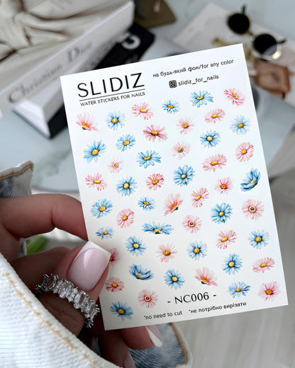 DARK SLIDIZ Water Stickers - NC006