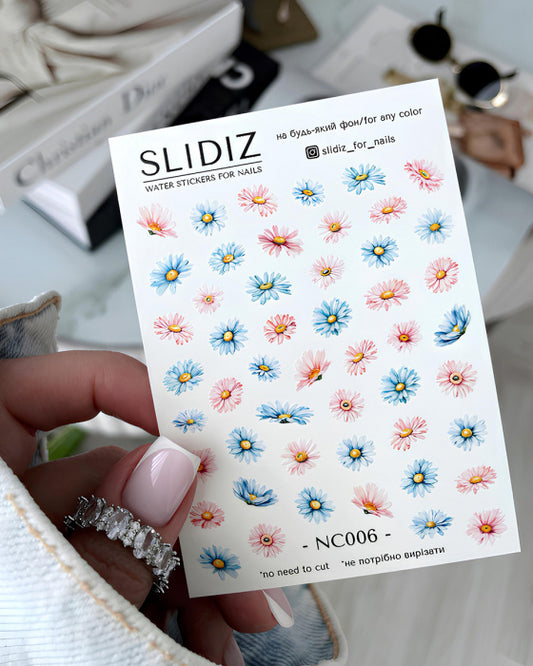 DARK SLIDIZ Water Stickers - NC006